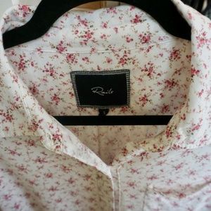 Rails Long Sleeve Floral Button Down